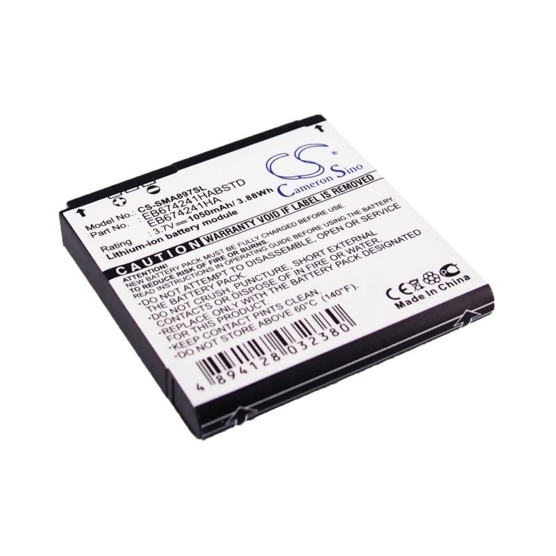 Li-ion Battery fits Samsung, mythic a897, mythic sgh-a897, r860 3.7V, 1050mAh Mobile & SmartPhone Cameron Sino Technology Limited (Suspended)