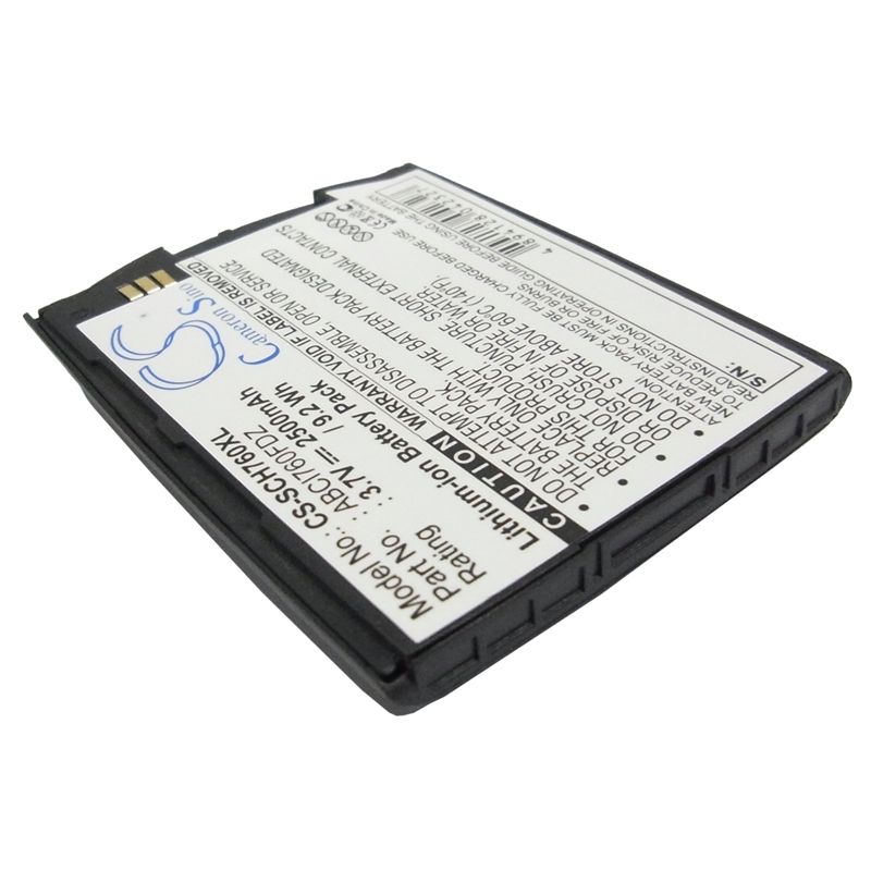 Li-ion Battery fits Samsung, sch-i760, verizon, sch-i760 3.7V, 2500mAh Mobile & SmartPhone Cameron Sino Technology Limited