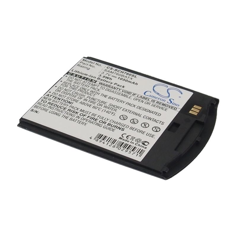 Li-ion Battery fits Samsung, sch-i760, verizon, sch-i760 3.7V, 1050mAh Communications Cameron Sino Technology Limited (Suspended)