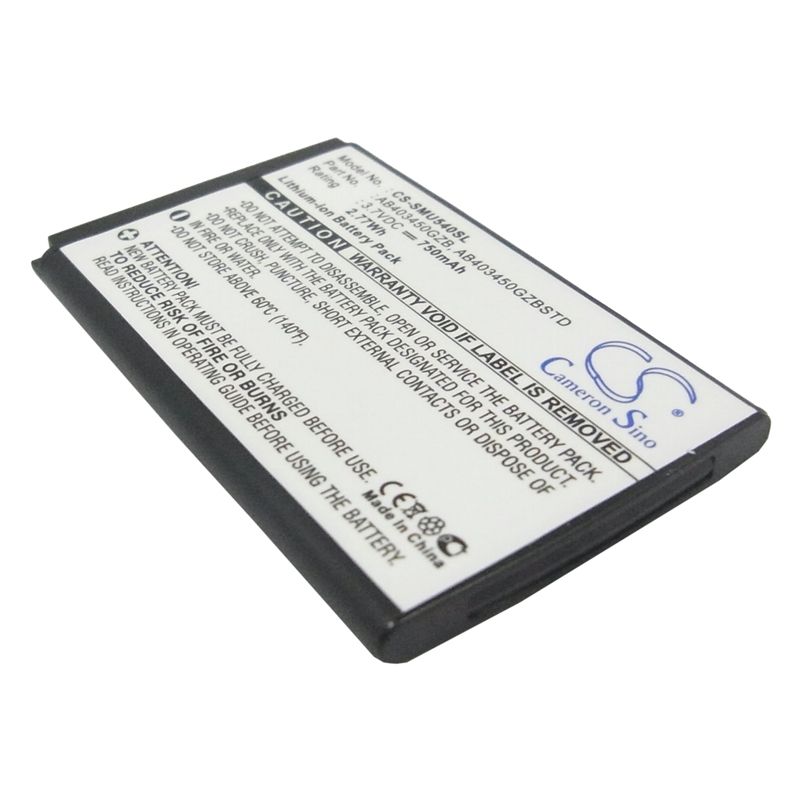 Li-ion Battery fits Samsung, sch-u540, sch-u550, sgh-u540 3.7V, 750mAh Mobile & SmartPhone Cameron Sino Technology Limited