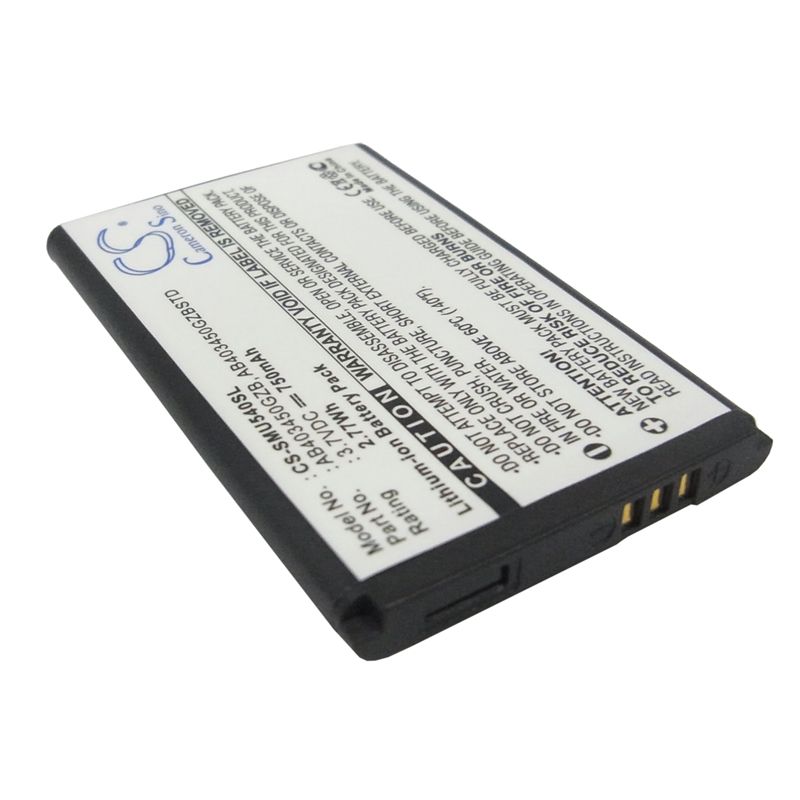 Li-ion Battery fits Samsung, sch-u540, sch-u550, sgh-u540 3.7V, 750mAh Mobile & SmartPhone Cameron Sino Technology Limited