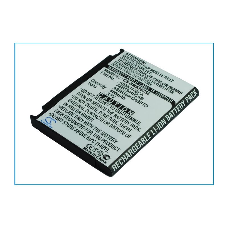 Li-ion Battery fits Samsung, sgh-a767, sgh-a767 propel 3.7V, 800mAh Mobile & SmartPhone Cameron Sino Technology Limited