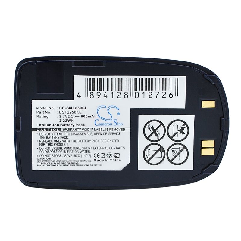 Li-ion Battery fits Samsung, sgh-e850 3.7V, 600mAh Mobile & SmartPhone Cameron Sino Technology Limited