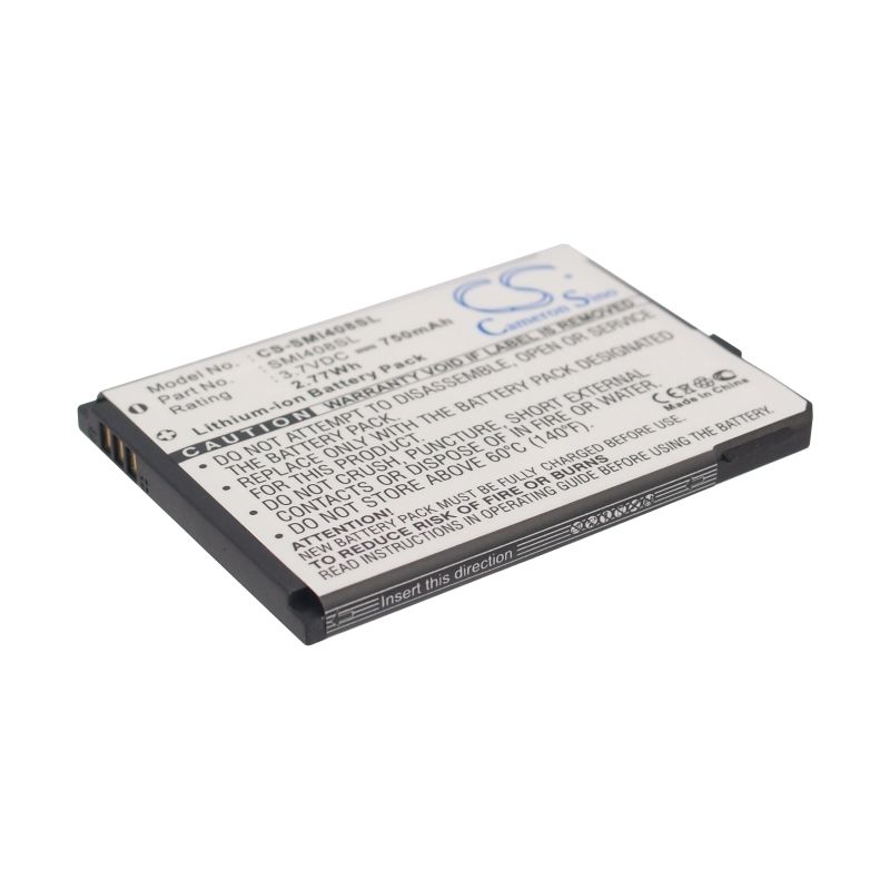 Li-ion Battery fits Samsung, sgh-i400, sgh-i408 3.7V, 750mAh Mobile & SmartPhone Cameron Sino Technology Limited (Suspended)