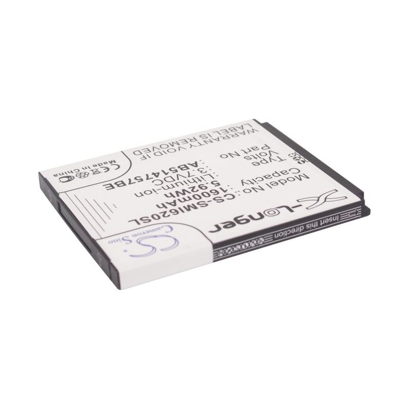 Li-ion Battery fits Samsung, sgh-i620, sgh-i640, sgh-i640v 3.7V, 1600mAh Mobile & SmartPhone Cameron Sino Technology Limited