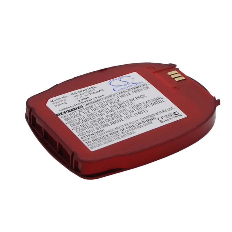 Red 3.7V 750mAh Samsung, sph-a310 Replacement Battery Mobile & SmartPhone Cameron Sino Technology Limited