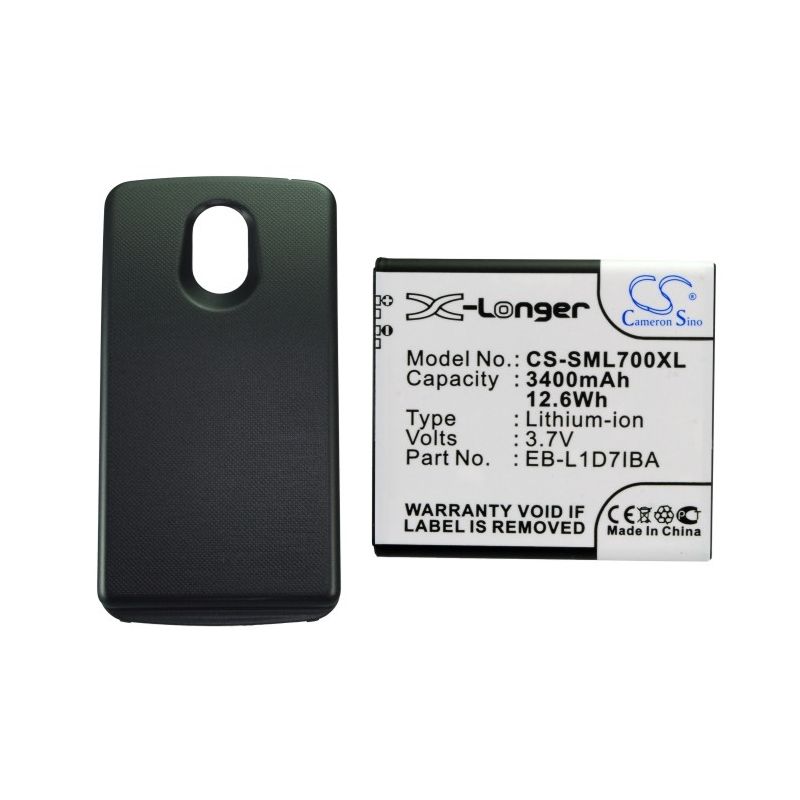 Li-ion Battery fits Samsung, sph-l700, sprint, galaxy nexus 3.7V, 3400mAh Mobile & SmartPhone Cameron Sino Technology Limited (Suspended)