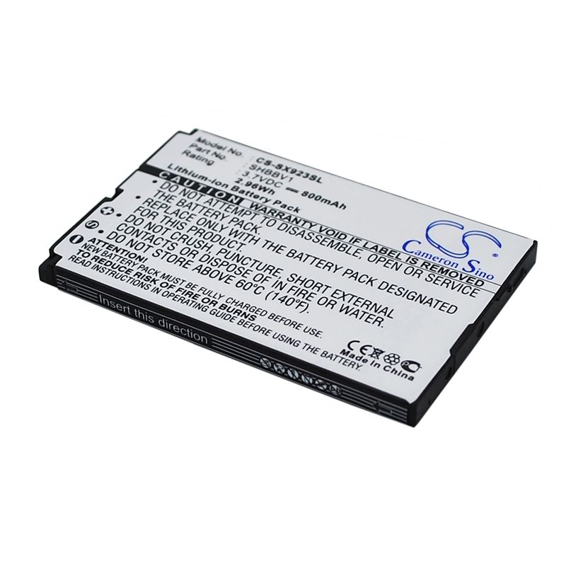 Li-ion Battery fits Sharp, 9020c, 923sh 3.7V, 800mAh Mobile & SmartPhone Cameron Sino Technology Limited