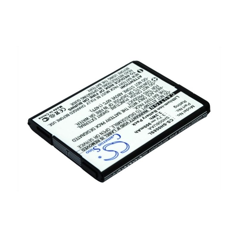 Li-ion Battery fits Sharp, aquos shot sh008, sh008 3.7V, 900mAh Mobile & SmartPhone Cameron Sino Technology Limited (Suspended)