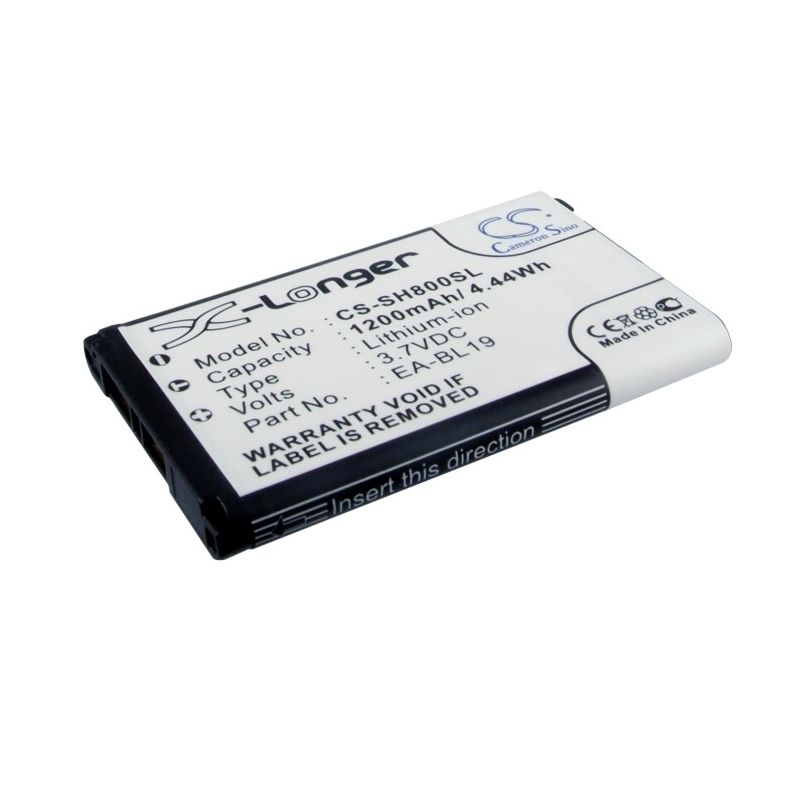 Li-ion Battery fits Sharp, n49a, sh800, sh800m 3.7V, 1200mAh Mobile & SmartPhone Cameron Sino Technology Limited (Suspended)