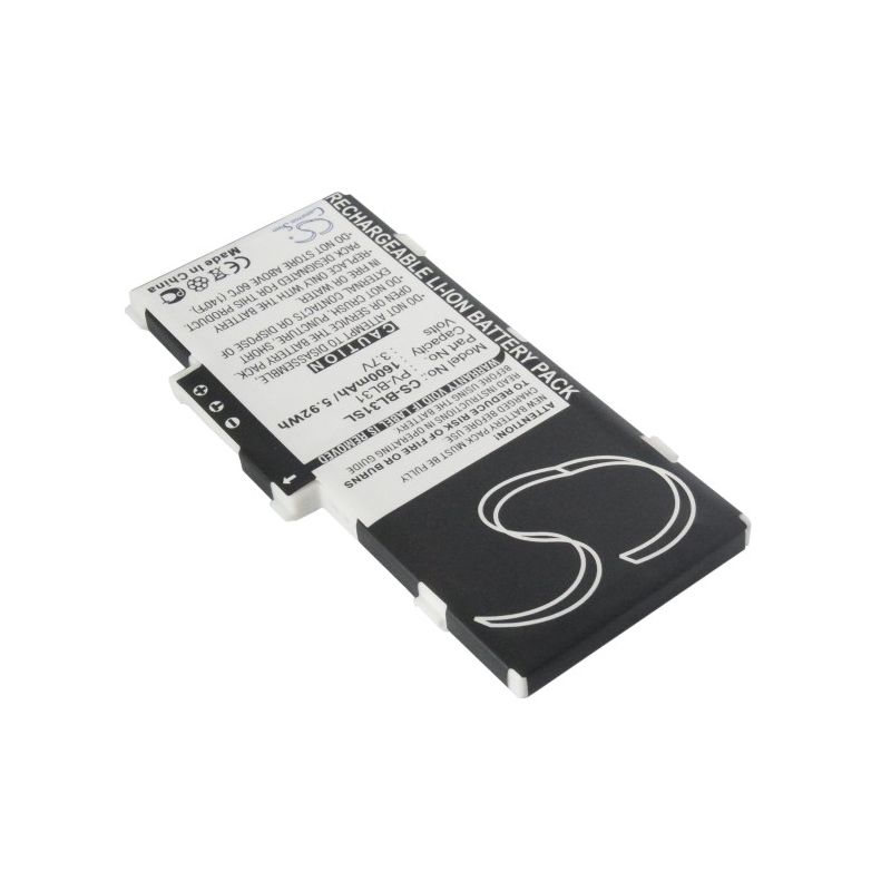 Li-ion Battery fits Sharp, pv-bl31, t-mobile, sidekick id 3.7V, 1600mAh Mobile & SmartPhone Cameron Sino Technology Limited