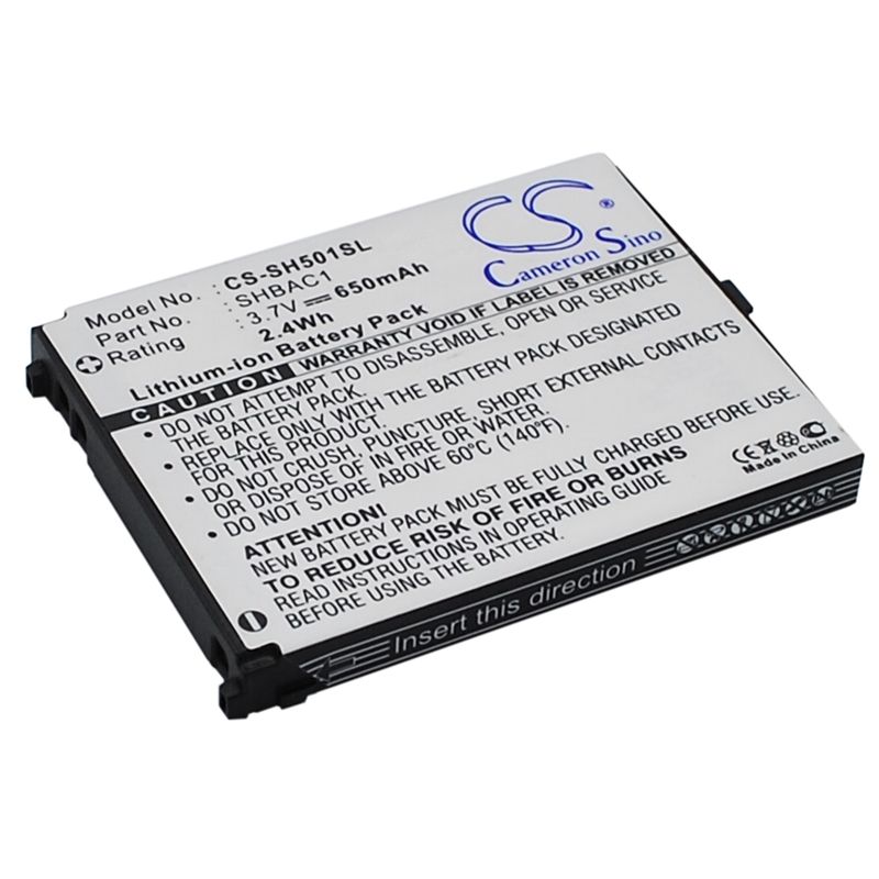 Li-ion Battery fits Sharp, sh501, v501sh 3.7V, 650mAh Mobile & SmartPhone Cameron Sino Technology Limited (Suspended)