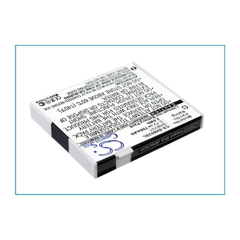 Li-ion Battery fits Sharp, v603sh 3.7V, 700mAh Mobile & SmartPhone Cameron Sino Technology Limited (Suspended)
