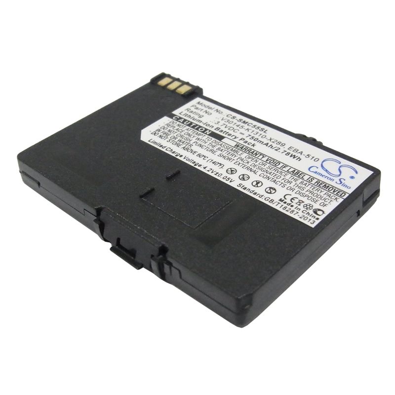 Li-ion Battery Fits Siemens, A51, A52, A55 3.7v, 750mah Mobile & SmartPhone Cameron Sino Technology Limited