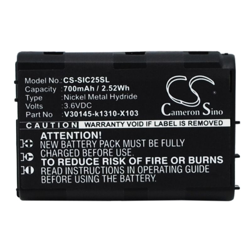 Ni-MH Battery fits Siemens, c25, c25 power, c2588 3.6V, 700mAh Mobile & SmartPhone Cameron Sino Technology Limited