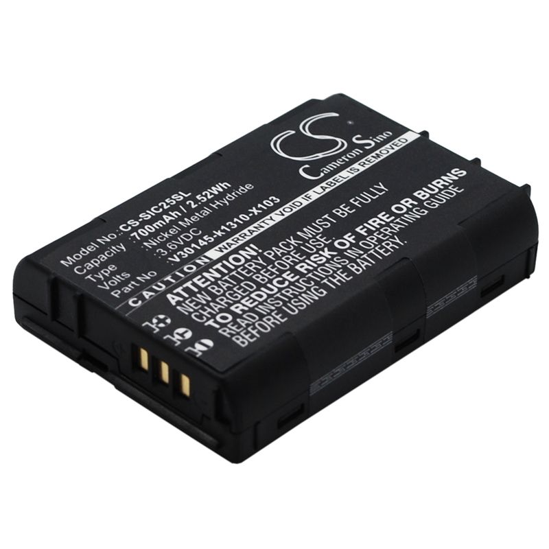 Ni-MH Battery fits Siemens, c25, c25 power, c2588 3.6V, 700mAh Mobile & SmartPhone Cameron Sino Technology Limited