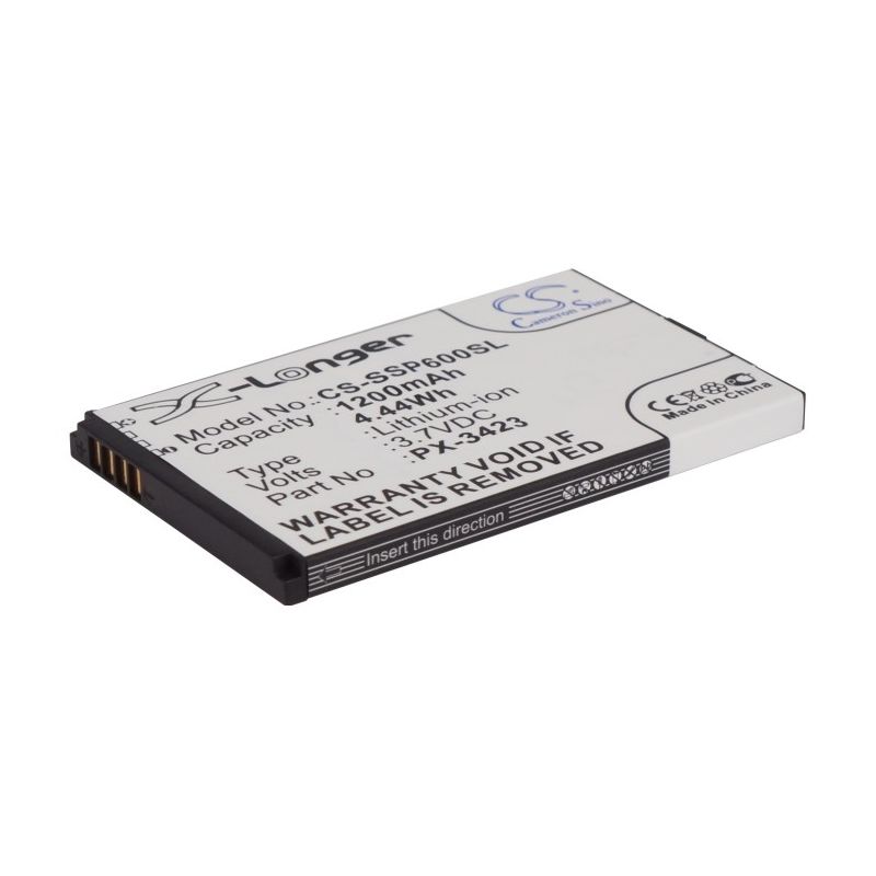 Li-ion Battery fits Simvalley, sp-40, sp-60 3.7V, 1200mAh Mobile & SmartPhone Cameron Sino Technology Limited