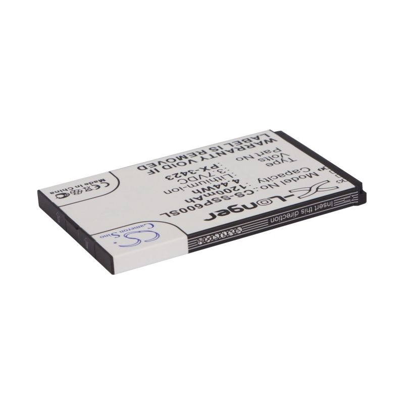 Li-ion Battery fits Simvalley, sp-40, sp-60 3.7V, 1200mAh Mobile & SmartPhone Cameron Sino Technology Limited