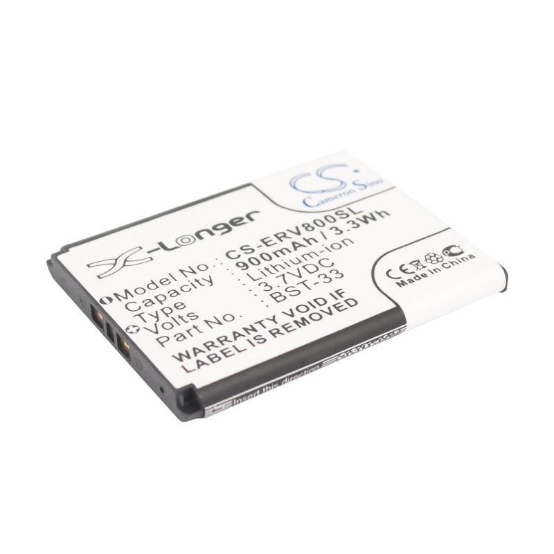 Li-ion Battery Fits Sony Ericsson, C702, C901 Greenheart, C903 3.7v, 900mah Mobile & SmartPhone Cameron Sino Technology Limited
