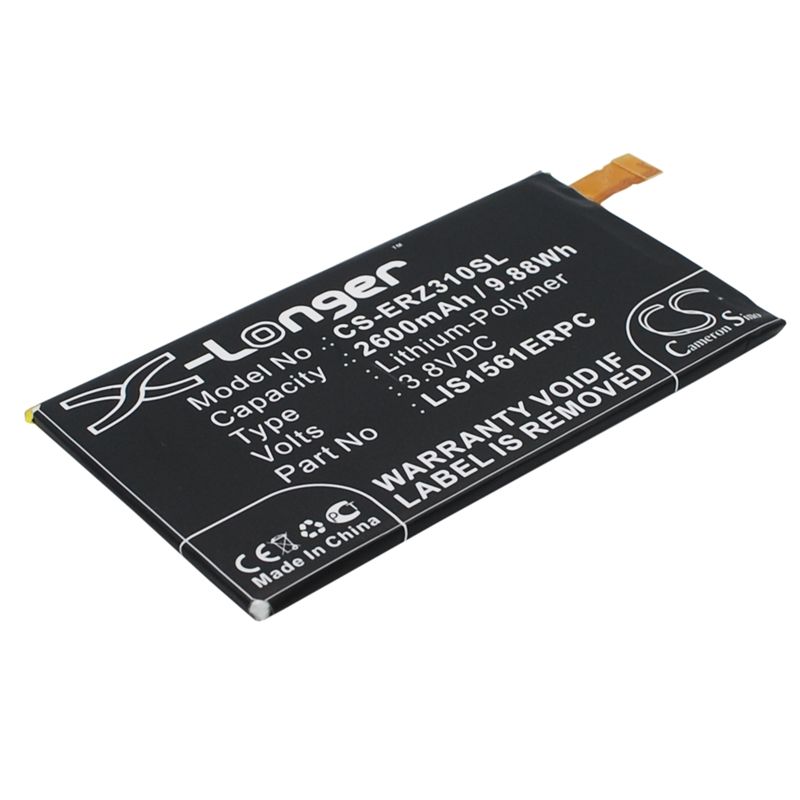 Li-polymer Battery Fits Sony Ericsson, Cosmos Ds, D5803, D5833 3.8v, 2600mah Mobile & SmartPhone Cameron Sino Technology Limited
