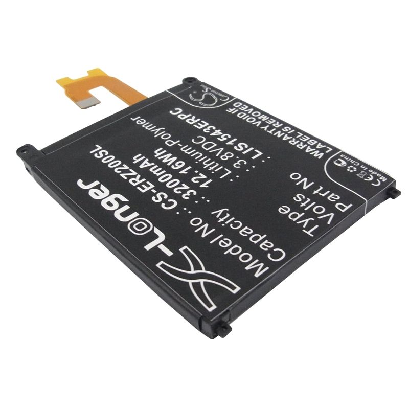 Li-polymer Battery Fits Sony Ericsson, D6502, D6503, D6508 3.8v, 3200mah Mobile & SmartPhone Cameron Sino Technology Limited