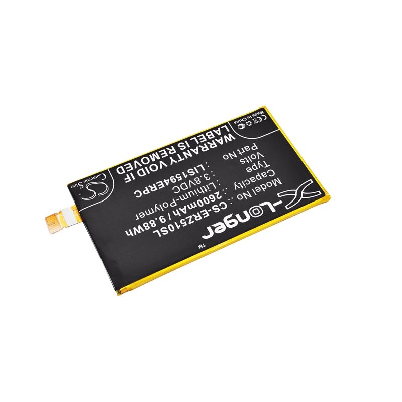 Li-polymer Battery Fits Sony Ericsson, E5803, E5823, F3211 3.8v, 2600mah Mobile & SmartPhone Cameron Sino Technology Limited