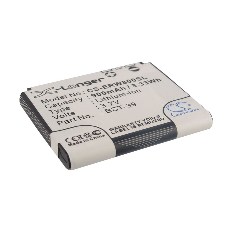 Li-ion Battery fits Sony ericsson, equinox, j110a, j110c 3.7V, 900mAh Communications Cameron Sino Technology Limited (Suspended)