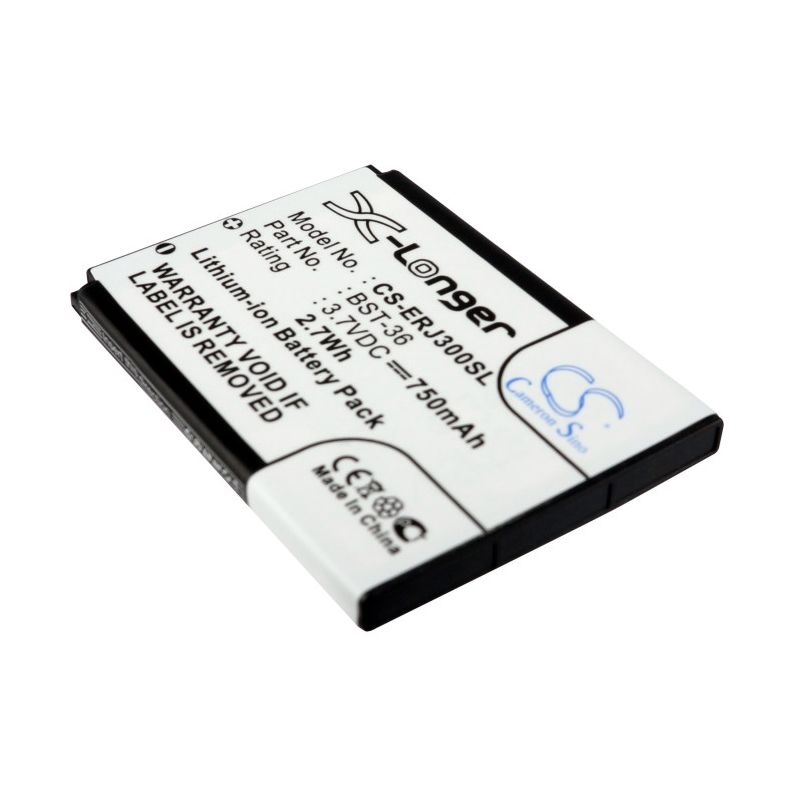 Li-ion Battery fits Sony ericsson, j300, j300a, j300c 3.7V, 750mAh Communications Cameron Sino Technology Limited (Suspended)