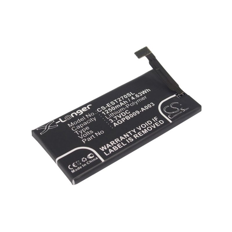 Li-Polymer Battery fits Sony ericsson, lotus, st27a, st27i 3.7V, 1250mAh Mobile & SmartPhone Cameron Sino Technology Limited