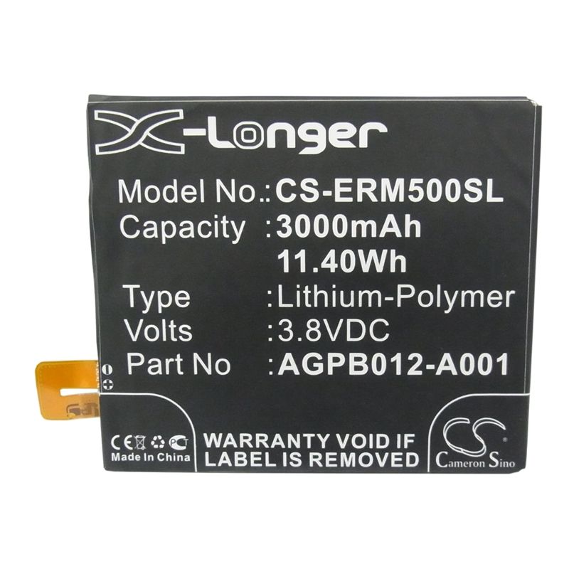 Li-polymer Battery Fits Sony, C5322, D5303, D5306 3.8v, 3000mah Mobile & SmartPhone Cameron Sino Technology Limited