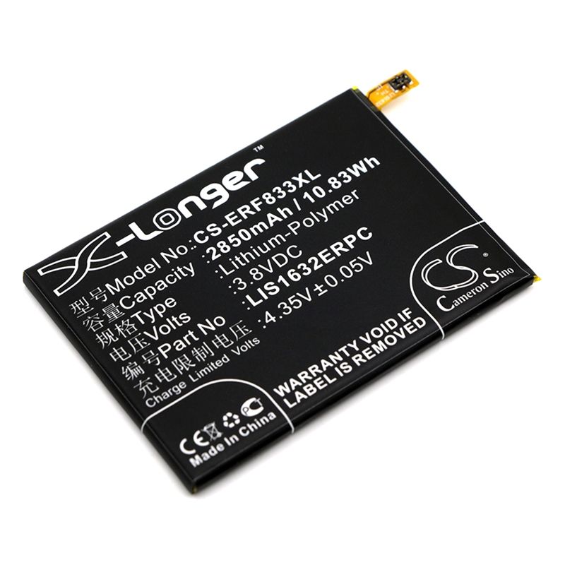 Li-polymer Battery Fits Sony, F8331, F8332, Xperia Xz 3.8v, 2850mah Mobile & SmartPhone Cameron Sino Technology Limited