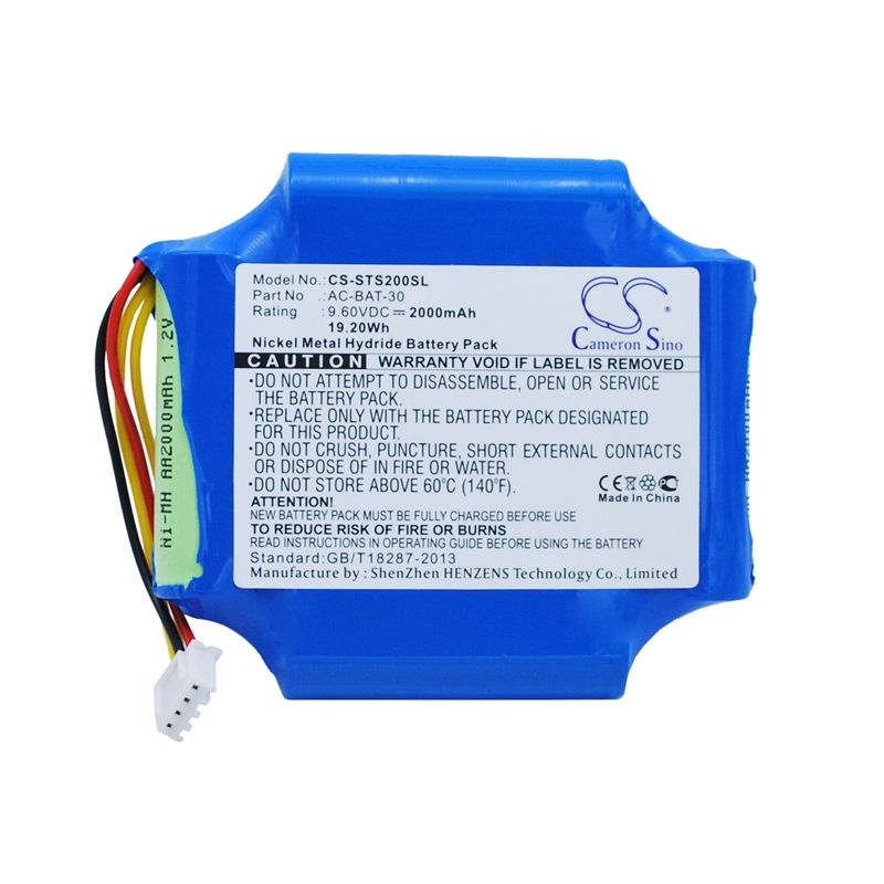 Ni-mh Battery Fits Shinewaytech, S20a, S20b, S20c 9.6v, 2000mah Equipment & Survey & Test Cameron Sino Technology Limited