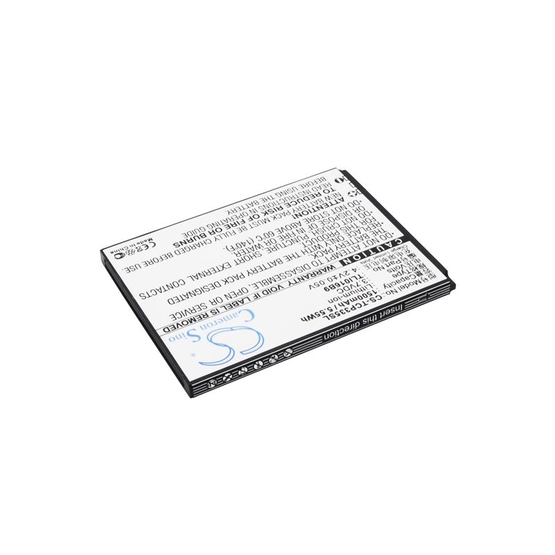 Li-ion Battery fits Tcl, p332u, p335m 3.7V, 1500mAh Communications Cameron Sino Technology Limited (Suspended)