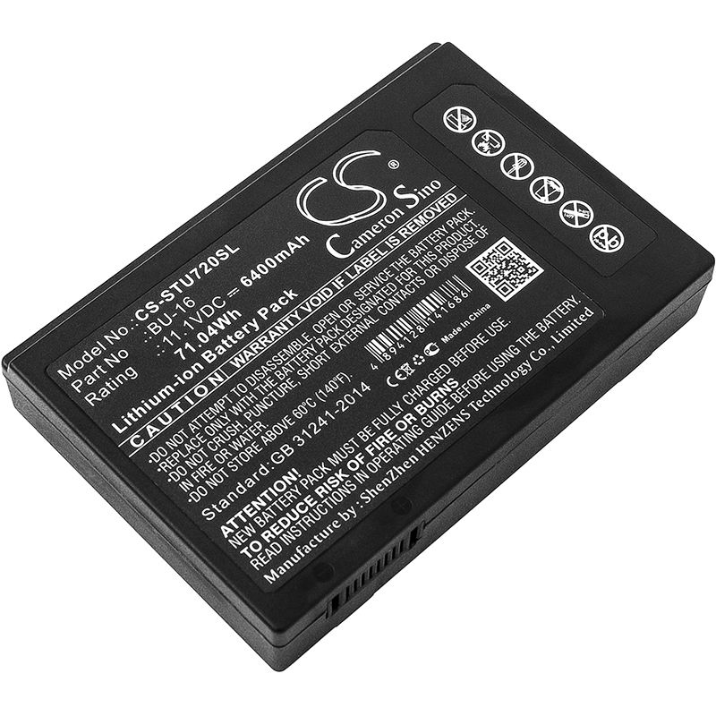Li-ion Battery fits Sumitomo, Type-72, Type-82, Type-q102 11.1V, 6400mAh Equipment & Survey & Test Cameron Sino Technology Limited
