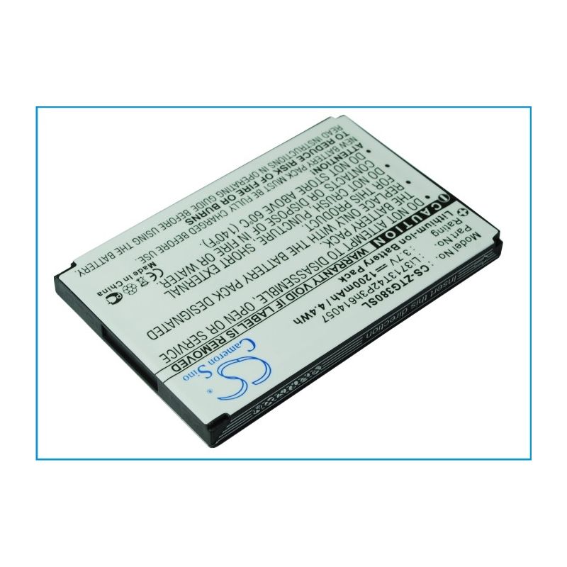 Li-ion Battery fits Telstra, f165, f165i, g380 3.7V, 1200mAh Mobile & SmartPhone Cameron Sino Technology Limited