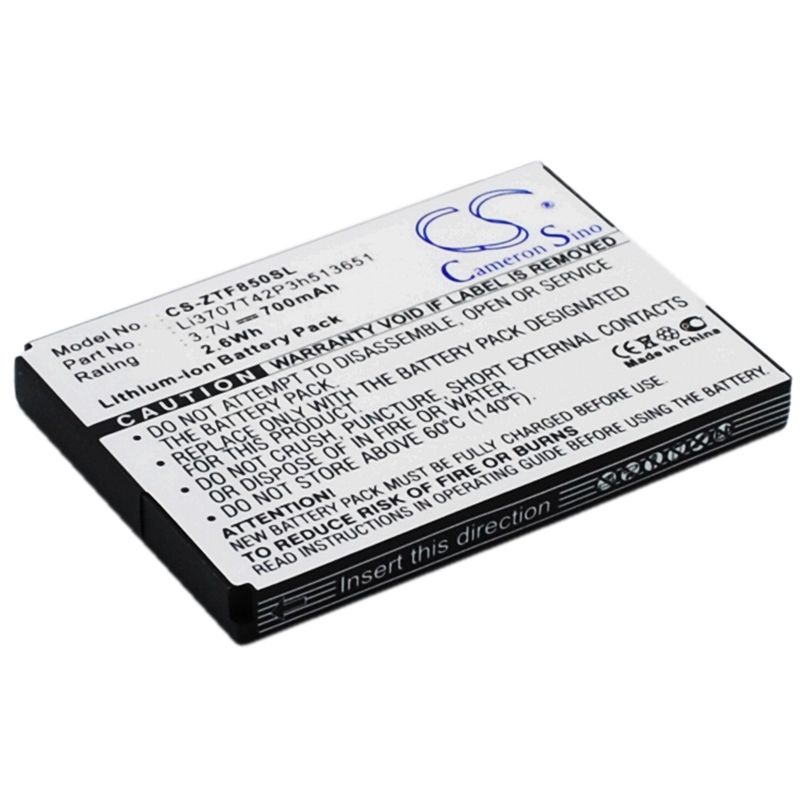 Li-ion Battery fits Telstra, f252, f256, f850 3.7V, 700mAh Mobile & SmartPhone Cameron Sino Technology Limited
