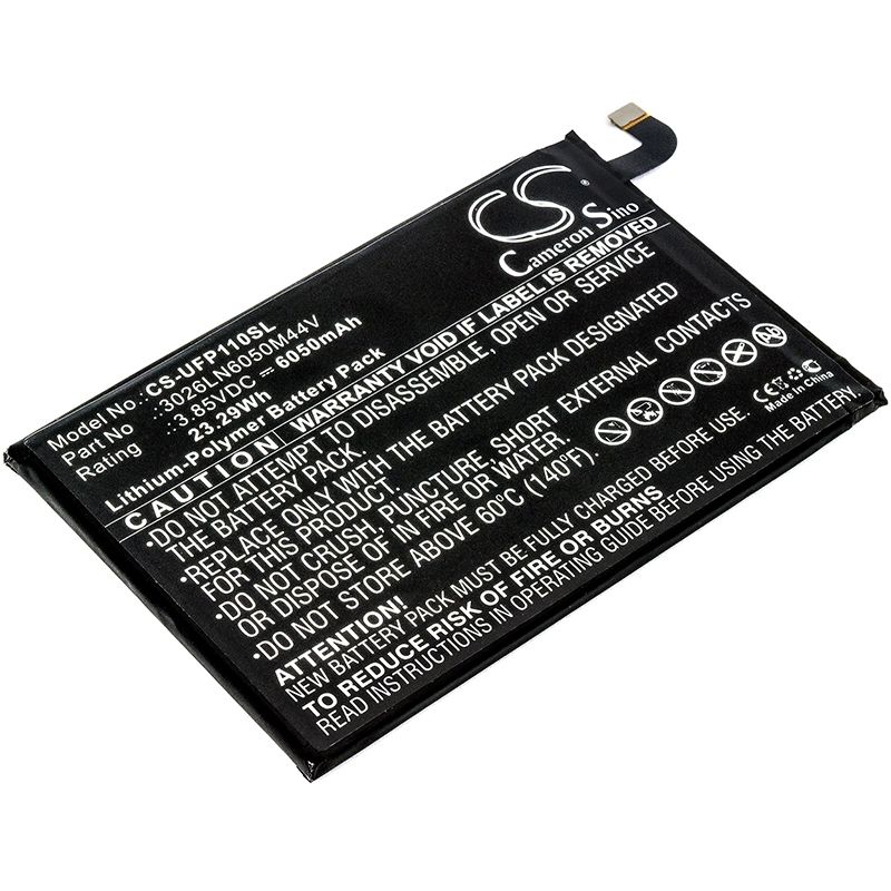 Li-Polymer Battery fits Ulefone, power 3.85V, 6050mAh Mobile & SmartPhone Cameron Sino Technology Limited