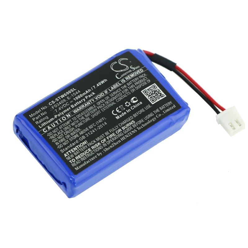 Li-Polymer Battery fits Satlink, Ws-6906, Ws-6908, Ws-6909 7.4V, 1000mAh Equipment & Survey & Test Cameron Sino Technology Limited