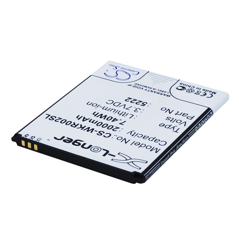 Li-ion Battery fits Wiko,9669, freddy, rainbow jam 3.7V, 2000mAh Mobile & SmartPhone Cameron Sino Technology Limited