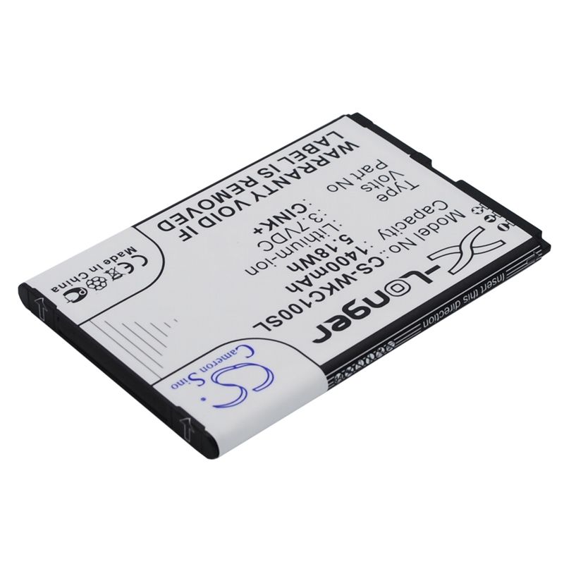 Li-ion Battery fits Wiko, cink, cink+ 3.7V, 1400mAh Mobile & SmartPhone Cameron Sino Technology Limited