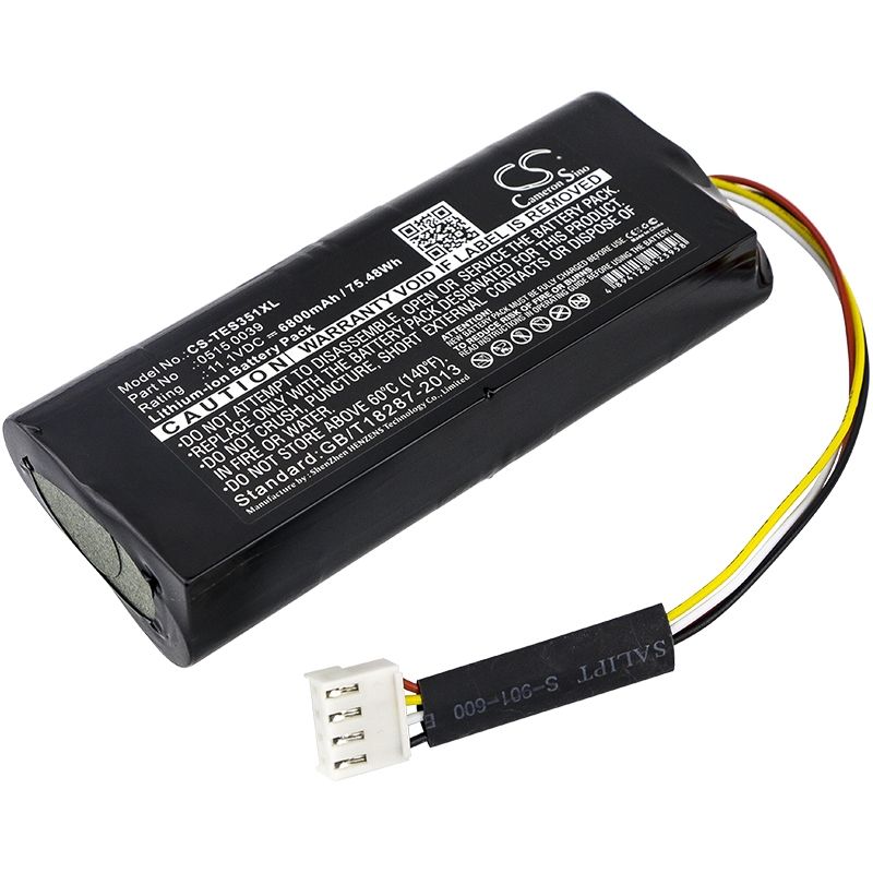 Li-ion Battery fits Testo, 350k Analyzer, 11.1V, 6800mAh Equipment & Survey & Test Cameron Sino Technology Limited