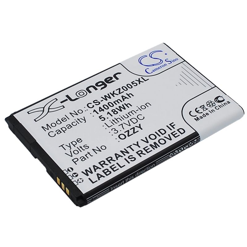 Li-ion Battery fits Wiko, ozzy, ozzy double sim 3.7V, 1400mAh Mobile & SmartPhone Cameron Sino Technology Limited