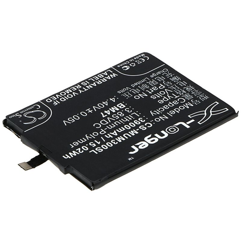 Li-Polymer Battery fits Xiaomi,3, 3s, 3x 3.85V, 3900mAh Mobile & SmartPhone Cameron Sino Technology Limited