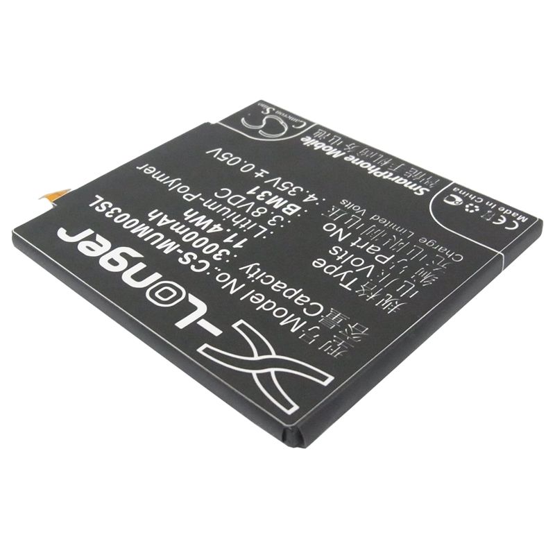 Li-Polymer Battery fits Xiaomi,3, m3, mi3 3.8V, 3000mAh Mobile & SmartPhone Cameron Sino Technology Limited