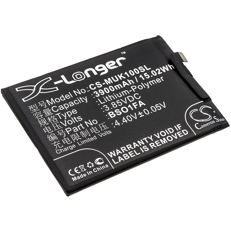 Li-Polymer Battery fits Xiaomi, black shark, black shark dual sim, black shark dual sim td-lte 3.85V, 3900mAh Mobile & SmartPhone Cameron Sino Technology Limited