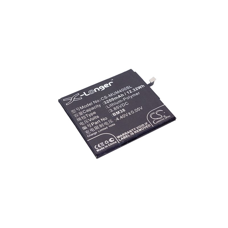 Li-Polymer Battery fits Xiaomi, mi 4s dual sim, xiaomi mi 4s 3.85V, 3200mAh Communications Cameron Sino Technology Limited (Suspended)