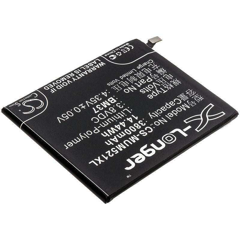 Li-polymer Battery Fits Xiaomi, Mi 5s Plus (china Version), Mi 5s Plus Premium Edition (china Version) 3.8v, 3800mah Mobile & SmartPhone Cameron Sino Technology Limited