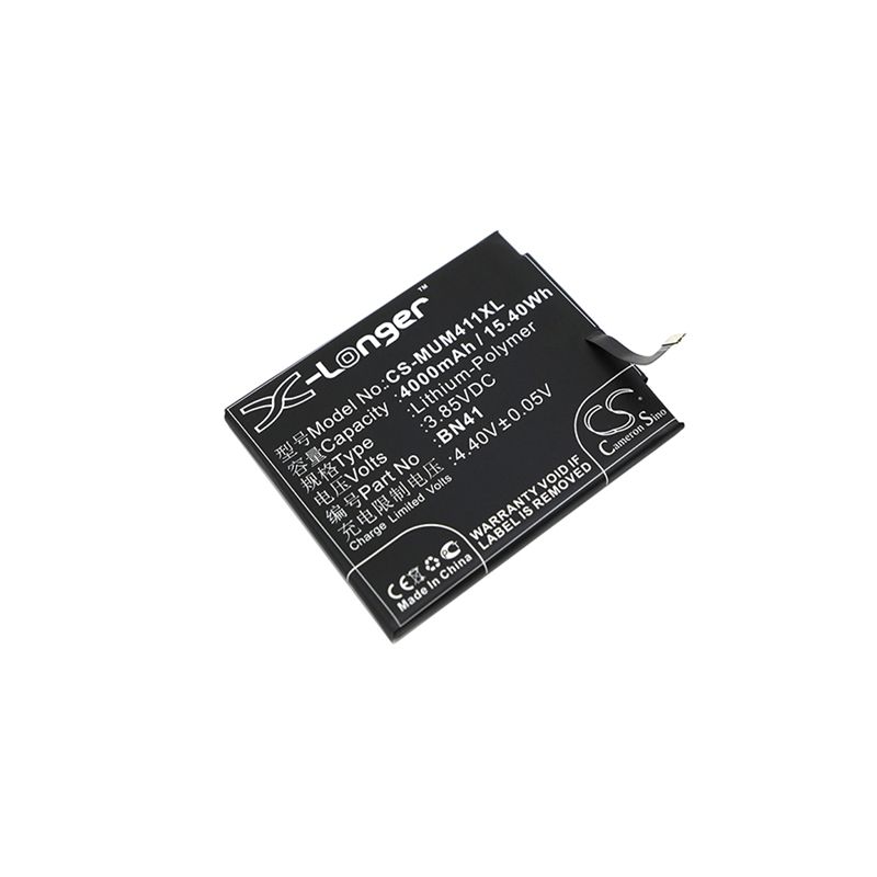 Li-polymer Battery Fits Xiaomi, Note 4, Redmi Note 4 3.85v, 4000mah Mobile & SmartPhone Cameron Sino Technology Limited