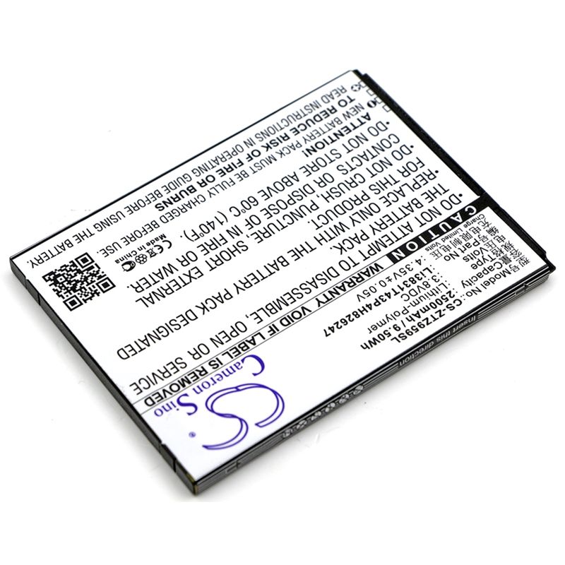 Li-Polymer Battery fits Zte, 3neo, grand x 3, grand x 3 lte 3.8V, 2500mAh Mobile & SmartPhone Cameron Sino Technology Limited