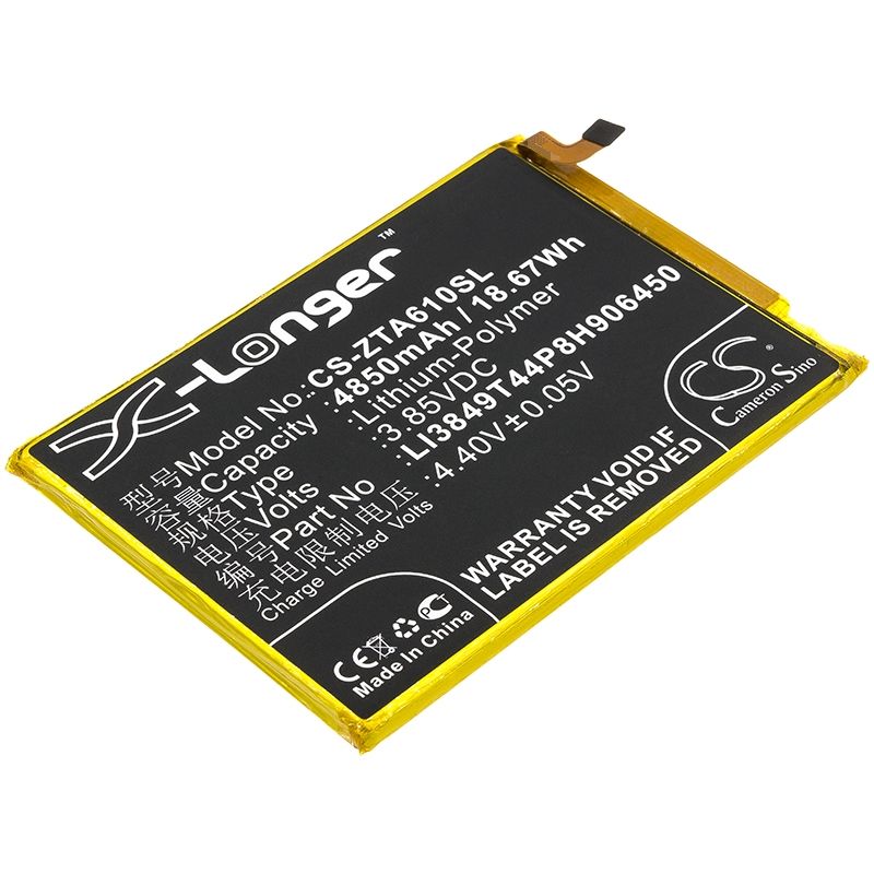 Li-Polymer Battery fits Zte, a0622, blade a6, blade a6 lite 3.85V, 4850mAh Mobile & SmartPhone Cameron Sino Technology Limited